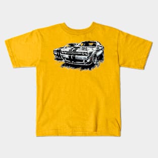 Dodge Challenger Kids T-Shirt